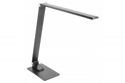 Dekoracyjna lampa biurkowa Loneos 12W 700lm AC220-240V 3-CCT 5-stopniowe ściemnianie RA>80 USB czarna 1208962502