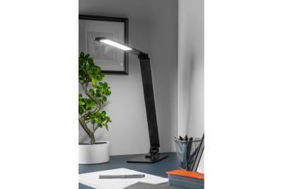 Dekoracyjna lampa biurkowa Loneos 12W 700lm AC220-240V 3-CCT 5-stopniowe ściemnianie RA>80 USB czarna 1208962502