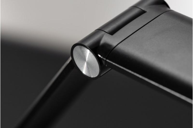 Dekoracyjna lampa biurkowa Loneos 12W 700lm AC220-240V 3-CCT 5-stopniowe ściemnianie RA>80 USB czarna 1208962502