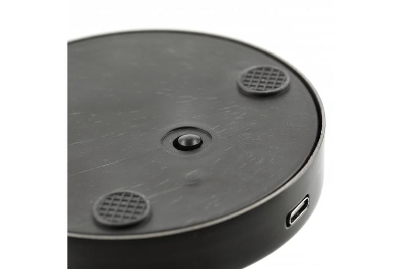 Dekoracyjna lampka biurkowa Monum 3W 200lm DC 5V 1A 3000 K 3 stopnie. Ściemniana z baterią 1800 mAh, czarna. 1208962504