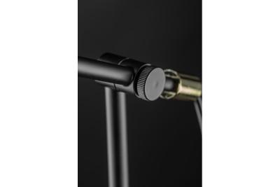Lampa biurkowa Decor SELVIA II 5570 max. 250V 50/60Hz 1*E14 max. 25 W śr. 10 cm IP20 czarna/złota. 1208962513