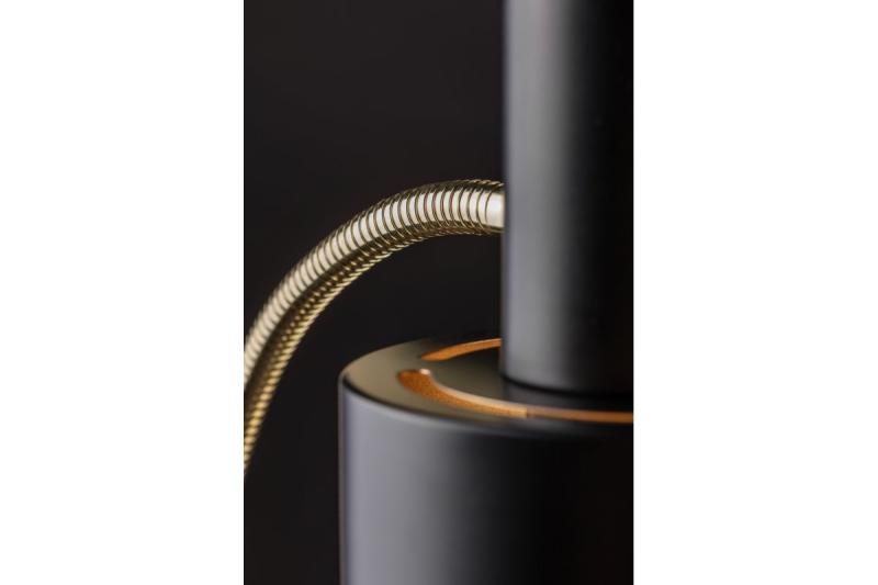 Lampa biurkowa Decor SELVIA II 5570 max. 250V 50/60Hz 1*E14 max. 25 W śr. 10 cm IP20 czarna/złota. 1208962513