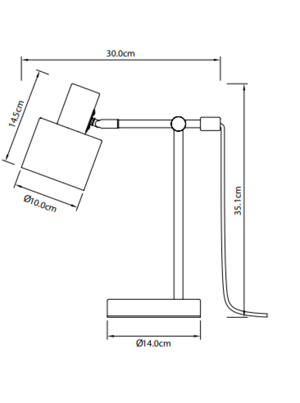 Dekoracyjna lampka biurkowa SELVIA II 6072 max. 250V 50/60Hz 1*E14 max. 25 W śr. 10 cm IP20 złoto/czarny 1208962516