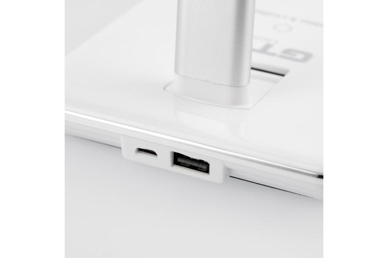 Dekoracyjna lampa biurkowa Tritton 6W 340lm AC220-240V 4-CCT Bezprzewodowe ładowanie USB PF>0 5 RA>80 biały. 1208962517