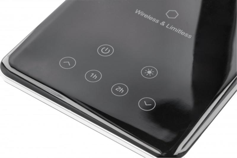 Dekoracyjna Lampka Biurkowa Tritton 6W 340lm AC220-240V 4-CCT Bezprzewodowe Ładowanie USB PF>0.5 RA>80 czarna 1208962518