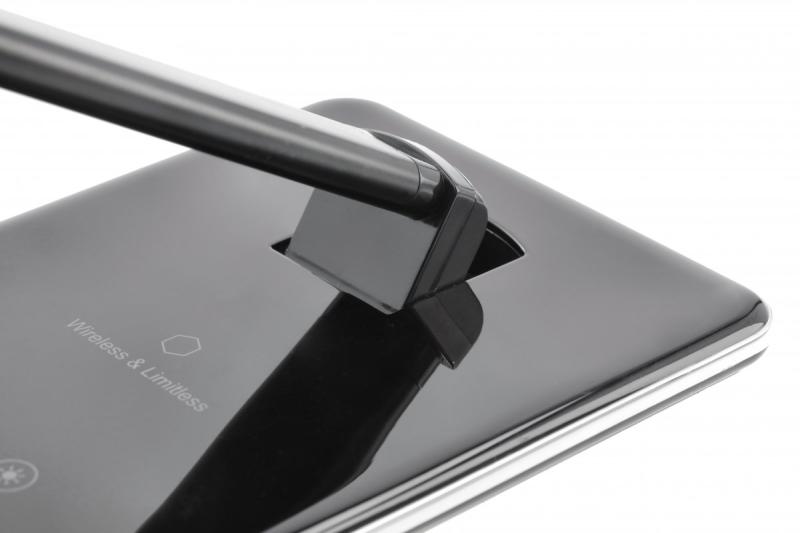 Dekoracyjna Lampka Biurkowa Tritton 6W 340lm AC220-240V 4-CCT Bezprzewodowe Ładowanie USB PF>0.5 RA>80 czarna 1208962518