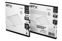 Oprawa LED ARGO, 30W, 3000lm, AC220-240V, 50/60 Hz, PF> 0.9, Ra≥80, IP44, IK08,140 °, 4000K 1208962626
