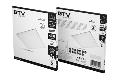 Oprawa LED ARGO, 40 W, 4000 lm, AC220-240 V, 50/60 Hz, PF> 0,9, Ra≥80, IP44, IK08,140°, 4000 K 1208962627