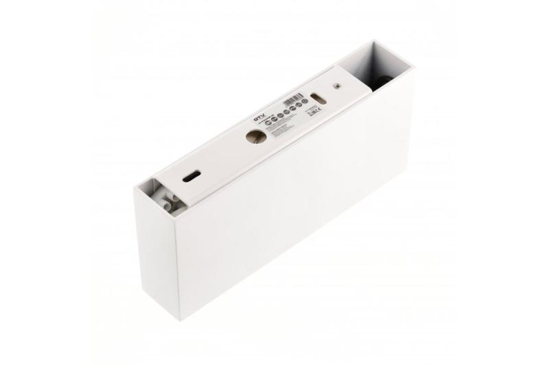 Dekoracyjna oprawa LED ARTEMIDA 15W 1420lm AC220-240V 50/60 Hz PF>0,9 Ra≥80 IP20 IK08 4000K 38° prostokątna biała. 1208962639