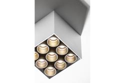 Dekoracyjna oprawa LED ARTEMIDA 20W 1920lm AC220-240V 50/60 Hz PF>0,9 Ra≥80 IP20 IK08 4000K 38° kwadratowa biała. 1208962641