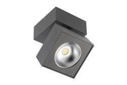 Oświetlenie dekoracyjne LED BIANCO 15W 1500lm AC220-240V 50/60 Hz PF> 0.5 Ra≥80 IP20 IK06.36° 4000K kwadratowe czarne. 1208962666