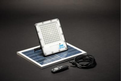 Reflektor LED na słonecznej energii BRAVOS, 50W, 500lm, 6400K, IP65, 120°, panel słoneczny, pilot zdalnego sterowania, 3y 1208962684