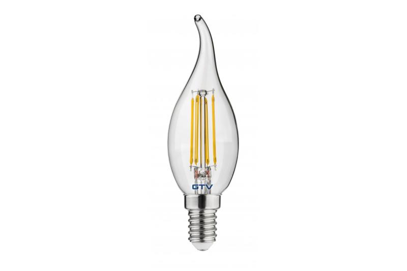Światło LED, FILAMENT, C35L, 4000K, E14, 4W, 440Im, AC220-240V/ 50-60Hz, RA>80, 360° 1208962688