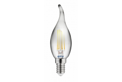 Dekoracyjne światło LED, FILAMENT, C35L, 27006, E14, 4W, 240lm, AC220-240V/ 50-60Hz, RA>80, 360° 1208962696