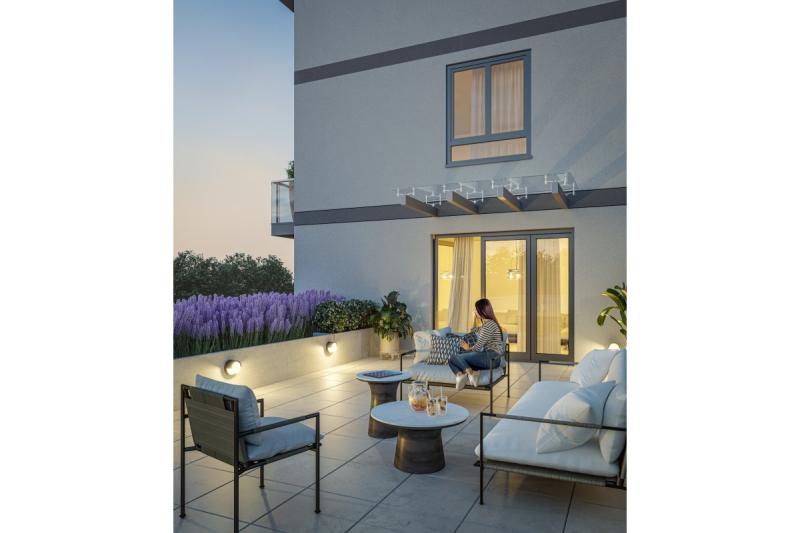 Dekoracyjne oprawy elewacyjne CANTI LED 12W 1000lm AC220-240V 50 / 60Hz IP65 4000K 1208962698