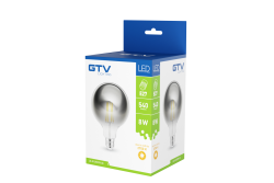 Dekoracyjne światło LED, FILAMENT, G125, 27006, E27, 8W, 540lm, AC220-240V / 50-60Hz, RA>80, 360° 1208962766