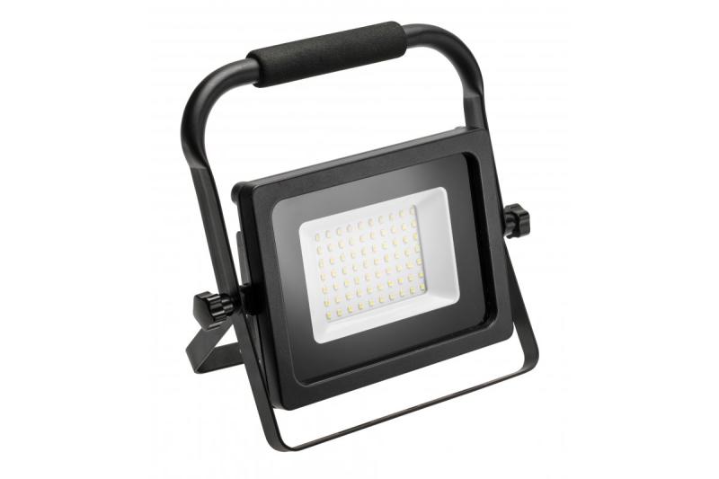Reflektor LED iNEXT (przenośny) 30W 2400lm, PF>0,9, RA>80, IP65, 120°, 6400K, czarne ciało 1208962861