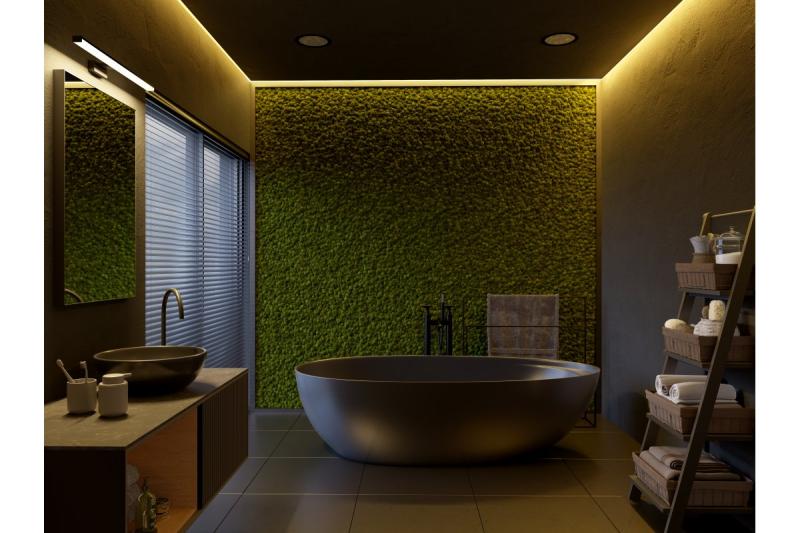 Ozdobny oprawka LED Catania 400mm 8W AC220-240V 50/60Hz 4000K IP44 RA >80 640lm Czarny. 1208962884