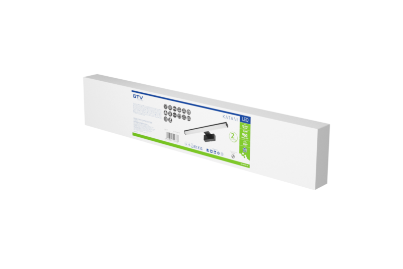 Ozdobny oprawka LED Catania 600mm 12W AC220-240V 50/60Hz 4000K IP44 RA >80 960lm Czarny 1208962887