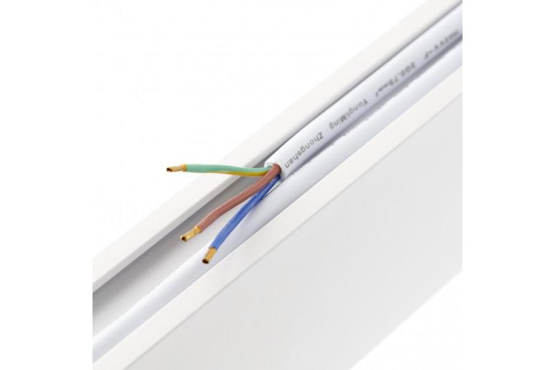 LED dekoracyjny zwieszany oprawa LIVIA 40W 3600lm AC220-240V 50-60Hz 100° RA>80 IP20 AL/PC 4000K 120cm biały. 1208962914