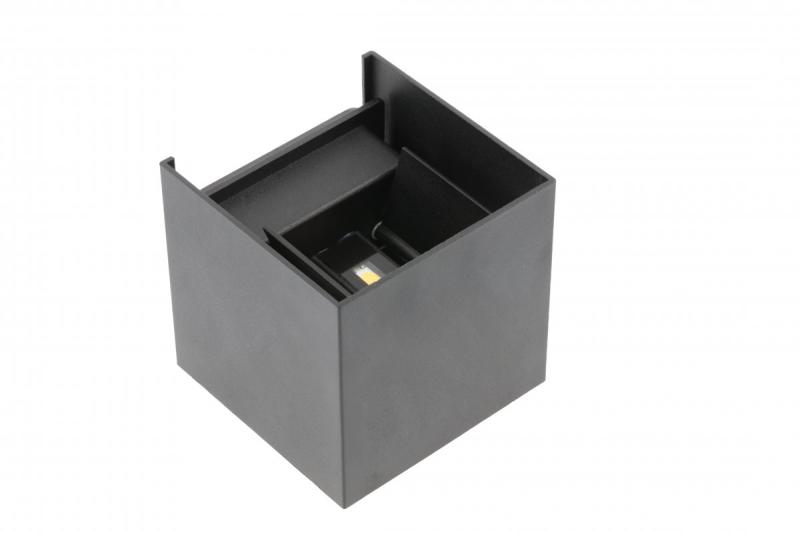 Dekor MISSOURI-K lampa LED 7W 540lm AC220-240V 50/60 Hz PF>0.5 Ra≥80 IP54 IK08 4000K kwadrat czarny. 1208962994