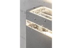 Wandarmatuur decoracyjny jednokierunkowy NESSA GU10 MAX. 50W IP54 AC220-240V 50/60Hz szary. 1208963010