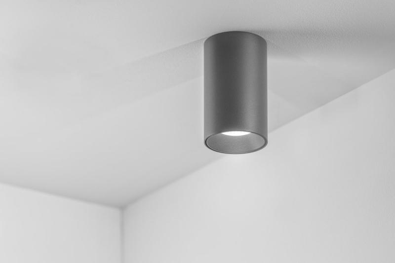 Ozdobne LED oprawa PRIME 10W 1000lm AC220-240V 50/60 Hz PF>0,5 Ra≥80 IP20 IK06 36° 4000K szary 1208963111