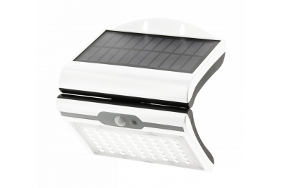 RAMOS Solar Facade Lampa z czujnikiem ruchu/zmierzchu, 50W, 300lm, 3,7V 1800mAh, IP44, 6000K, biały 1208963114