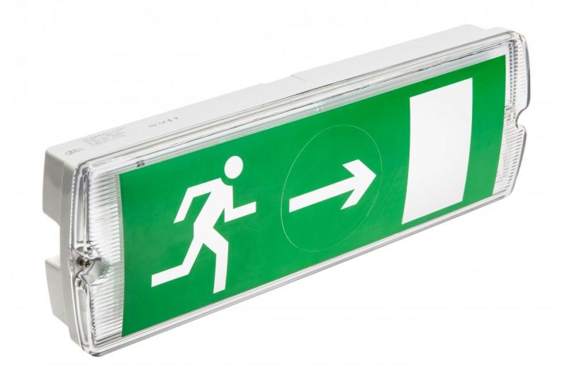 Awaryjne oprawki LED SAHER-1 LED DUO, 3W, 300lm, AC220-240V, 50-60Hz, IP65, 1h, 6400K 1208963122