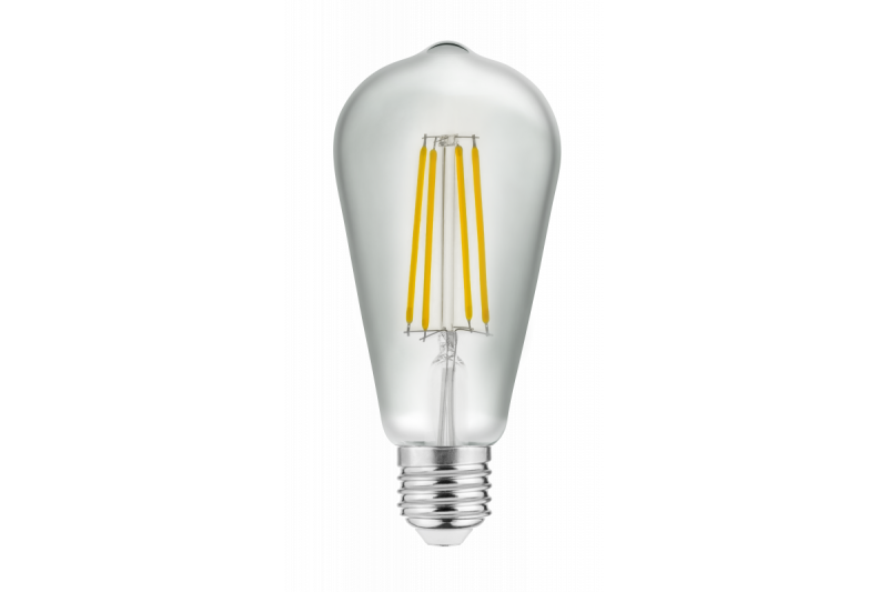 Światło LED, FILAMENT, ST64, 3000K, E27, 6W, 600Im, AC220-240V/ 50-60Hz, RA>80, 360° 1208963175