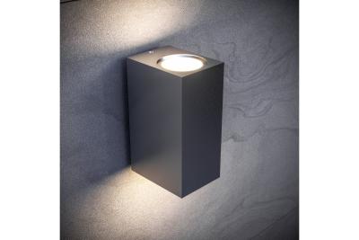 Dekoracyjna oprawa elewacyjna dwukierunkowa TIAGO KW GU10 MAX.2x35W IP54 AC220-240V 50/60Hz czarna. 1208963202