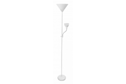 Lampa podłogowa Decor BENFICA 2 max 60W-E27 max 40W-E14 AC220-240V 50/60Hz biały. 1208963345