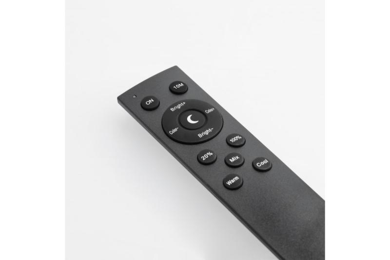 Lampa podłogowa Decor YORK 10W 900lm AC220-240V 3-stopniowa regulacja jasności 3-CCT-pilot PF>0,5 Ra>80 czarna 1208963351