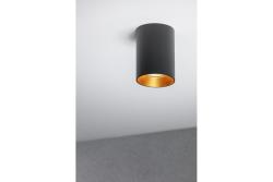 Plafondarmatuur Decor AERO aluminium 70x100mm IP20 max. 20W rond zwart. 1208963807