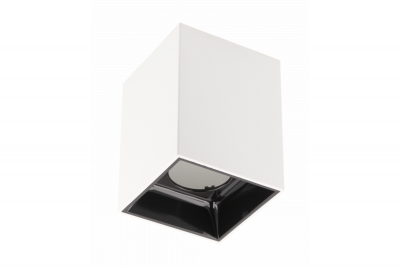 Oprawa sufitowa ARIES PC 77x100 mm IP20 maks. 20 W kwadratowa biała/czarna. 1208963814