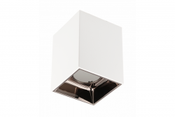 Ozdobna oprawa sufitowa ARIES PC 77x100mm IP20 max 20W kwadratowa biało/czarna chrom. 1208963816