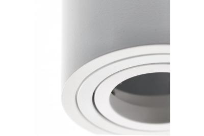 Dekoracyjna oprawa sufitowa AVEIRO DUO aluminium 160x80x85mm IP20 max 20W*2 okrągła biała. 1208963827
