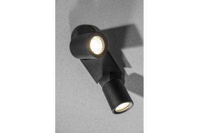 Plafoniera dekoracyjna BLINK AC220-240V 50/60 Hz GU10 max. 20W*2 IP20 podwójna czarna 1208963842