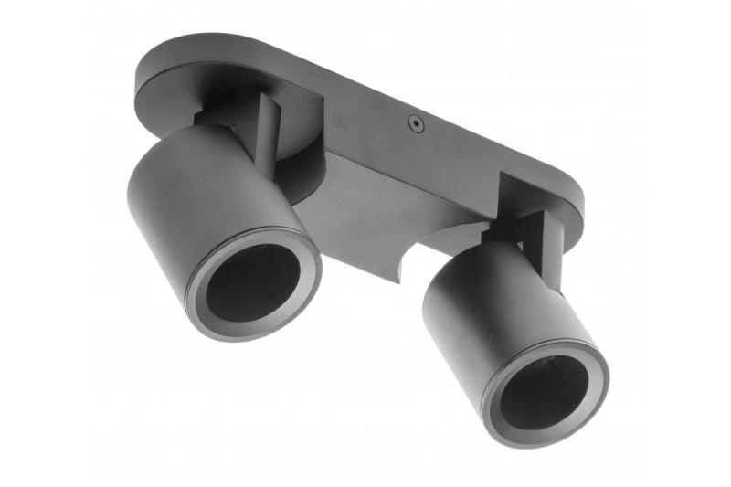 Plafoniera dekoracyjna BLINK AC220-240V 50/60 Hz GU10 max. 20W*2 IP20 podwójna czarna 1208963842