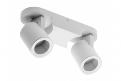 Plafondlampa Stelaż Dekoracyjny BLINK AC220-240V 50/60 Hz GU10 max. 20W*2 IP20 podwójna biała. 1208963843