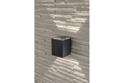 Oprawa ścienna CAMPIONE aluminiowa G9 IP20 maks. 40 W IP20 kwadratowa czarna. 1208963849