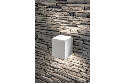 Oprawa ścienna CAMPIONE aluminiowa G9 IP20 maks. 40 W IP20 kwadratowa biała. 1208963850