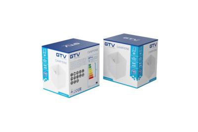 Oprawa ścienna CAMPIONE aluminiowa G9 IP20 maks. 40 W IP20 kwadratowa biała. 1208963850