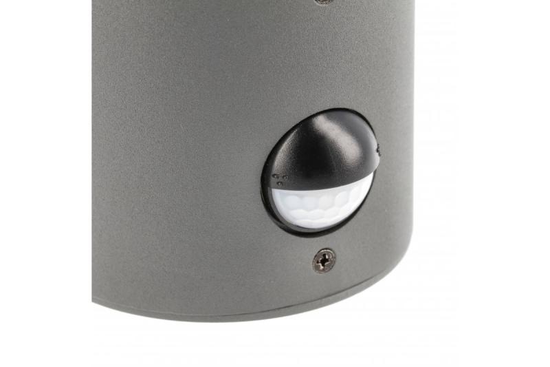 Dekoracyjne oświetlenie ogrodowe CORTA-AU PIR E27 MAX.25W IP44 AC220-240V 50-60Hz kinkiet górny grafit. 1208963858