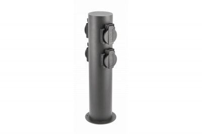 Deco Ogród Słup CORTA-P 36 IP54 AC220-240V 50-60Hz 4*Gniazdo Schuko max. 3500W słup grafitowy. 1208963859
