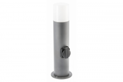 Decor CORTA-P 40 lampa ogrodowa E27 MAX.25W IP44 AC220-240V 50-60Hz gniazdko max. 3000W słupek grafit. 1208963861