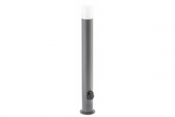 Dekoracyjna lampa ogrodowa CORTA-P 80 E27 MAX.25W IP44 AC220-240V 50-60Hz gniazdko max. 3000W słupek grafitowy. 1208963864