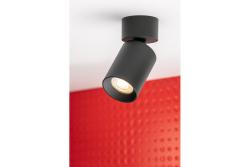 Sufitowa oprawa oświetleniowa FARGO aluminium 70x160mm IP20 max 20W okrągła czarna. 1208963876
