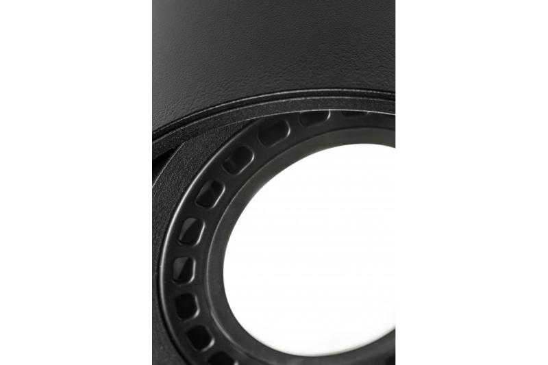 Dekoracyjna lampa sufitowa ISUMI z regulowanym kątem, aluminium, 130x100, IP20, ES111, GU10, okrągła, czarna. 1208963894