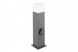Dekoracyjna oprawa ogrodowa LARGO-P 50 E27 MAX.15W IP44 AC220-240V 50-60Hz max. 2500W słupek montażowy grafit. 1208963919